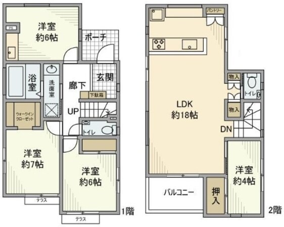 井口3丁目戸建の物件間取画像